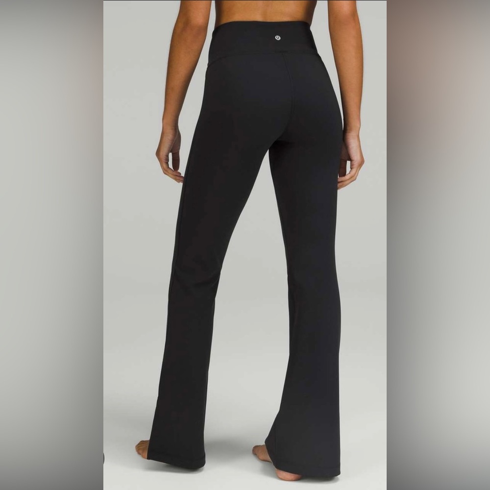 Lululemon Black Groove High-Rise Flare Legging